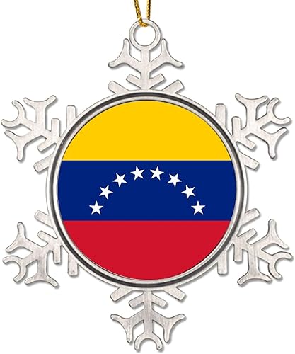 WoGuangis Adornos de Navidad para niños, Venezuela, decoración de Navidad, recuerdo de Venezuela, regalo de viajero del mundo, recuerdo de