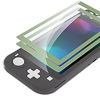 Vista 13 de eXtremeRate Protector de pantalla de vidrio templado 9H para Nintendo Switch Lite, paquete de 2, 0.020 in de grosor, 99.9% de transparencia, fácil