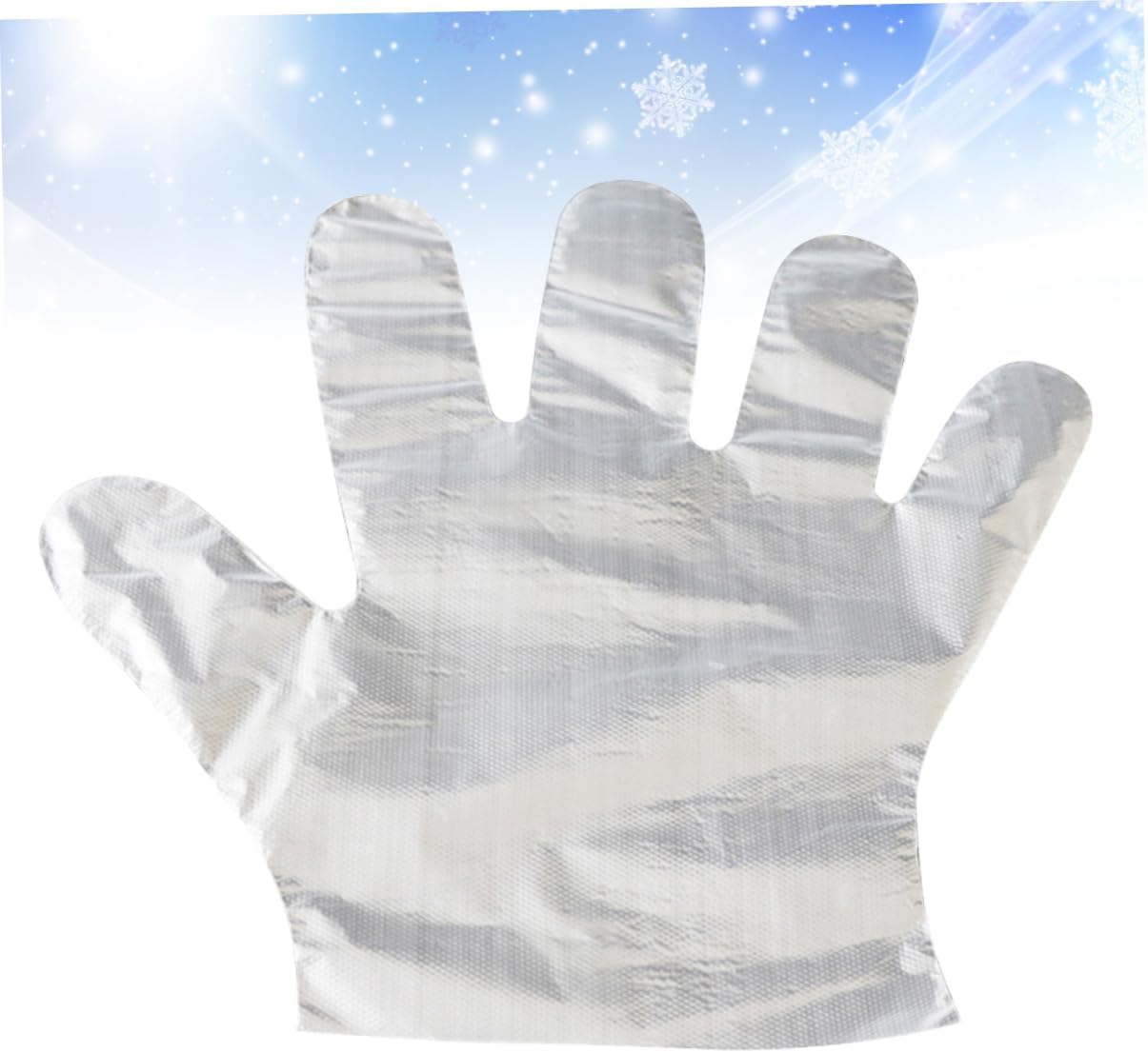 20packs Restaurant Gloves of Plastic Gloves Hand Protective Covers Food Safe
