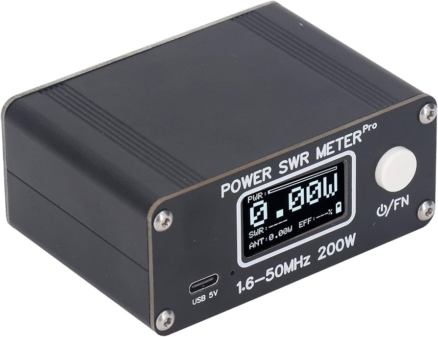 Amazon.com: SWR Power Meter, 1.6‑50MHz 0.5W‑200W SWR Meter