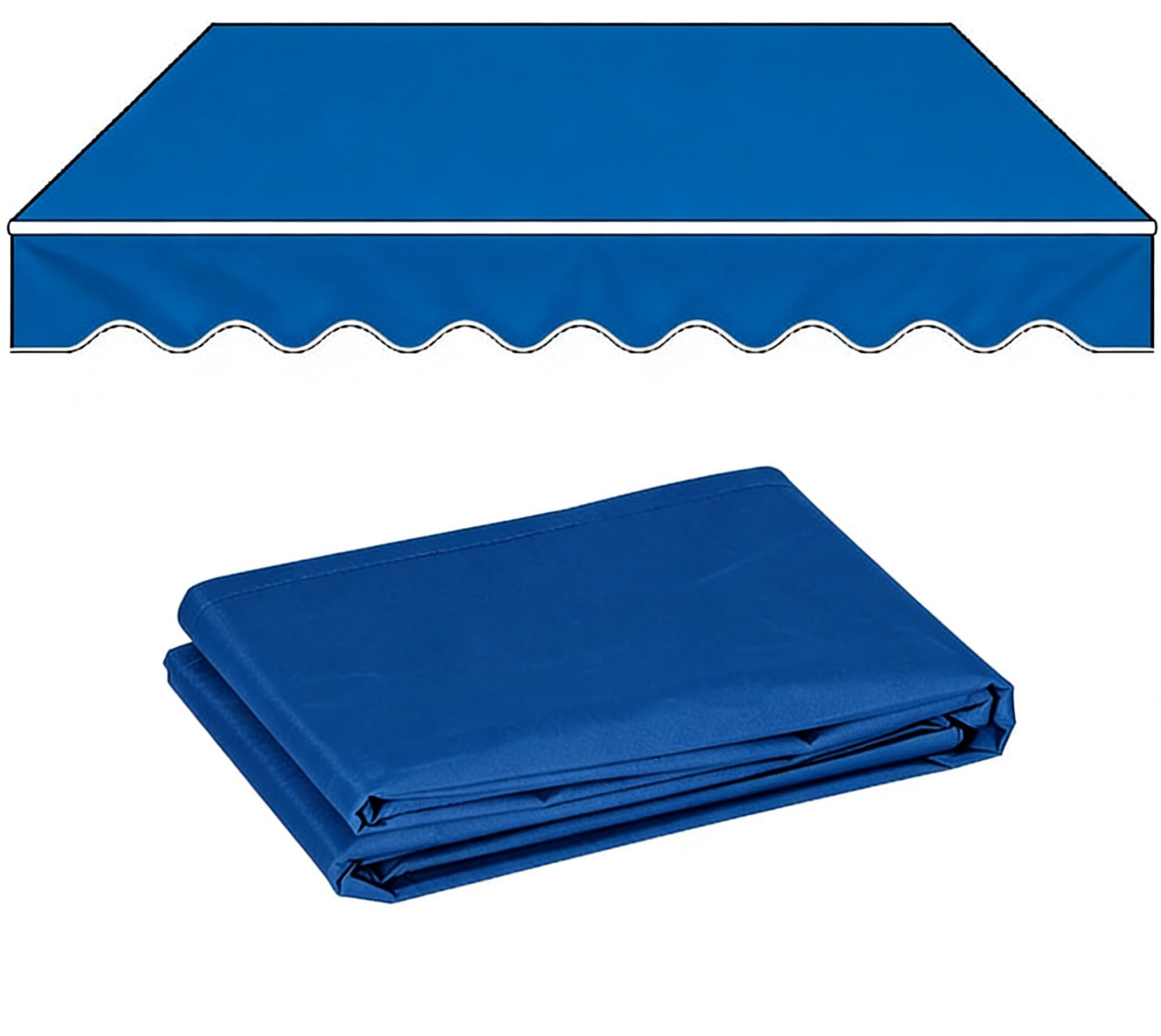 Toile pour store banne 5x3m Sunsetter en tissu Oxford imperméable