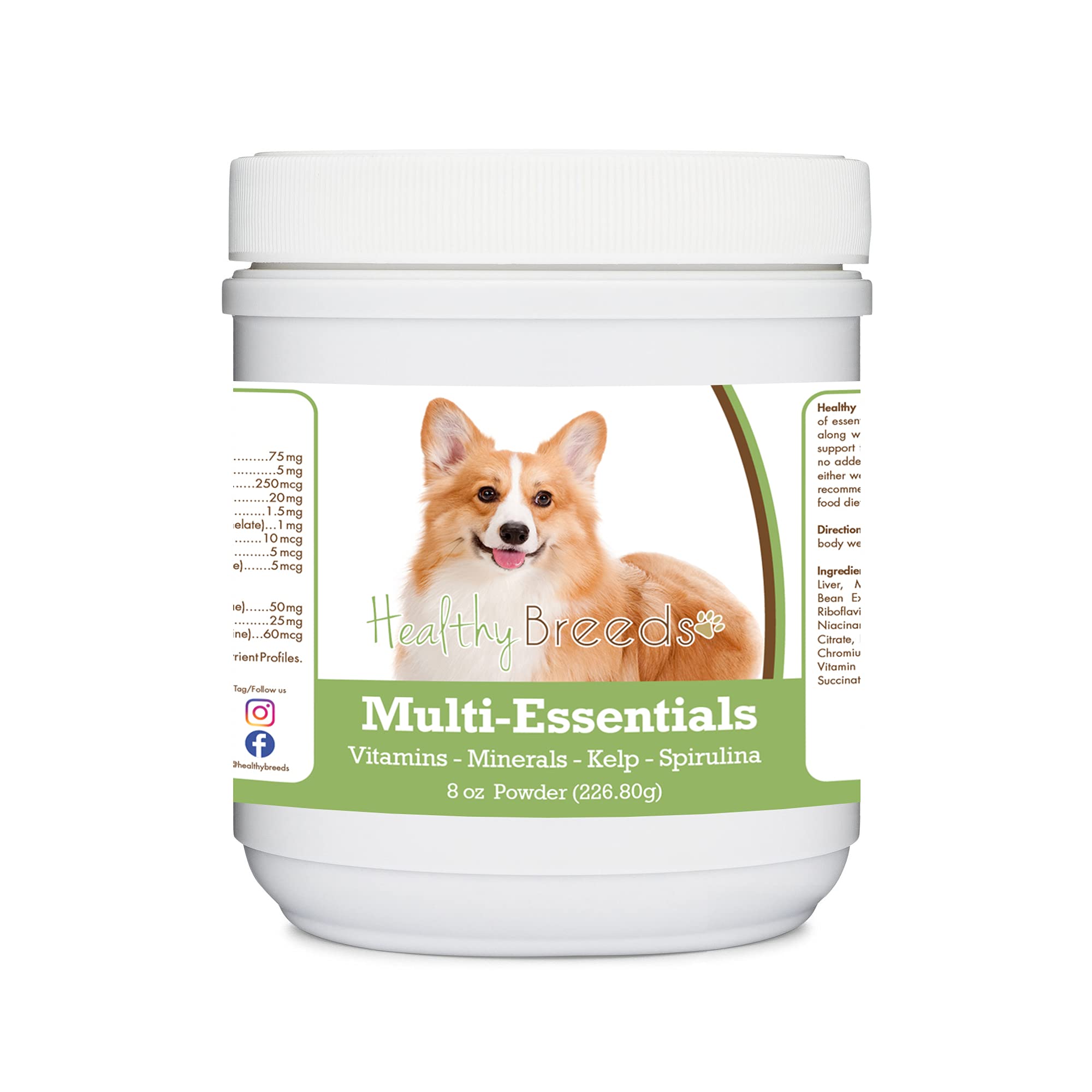 Healthy Breeds Pembroke Welsh Corgi Multi-Essentials Powder for Dogs 8 oz