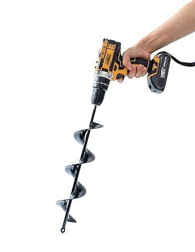 Vista 9 de VASGOR Juego de 4 brocas para plantar (1.6 x 9, 2.4 x 12, 3.2 x 16, 4 x 16) para plantar, barrena de jardín fácil para macetas, barrenas