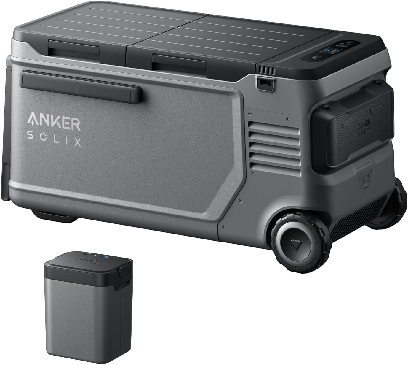 Anker SOLIX EverFrost 2 electric cooler loaded for a camping trip, by ReviewCanyon