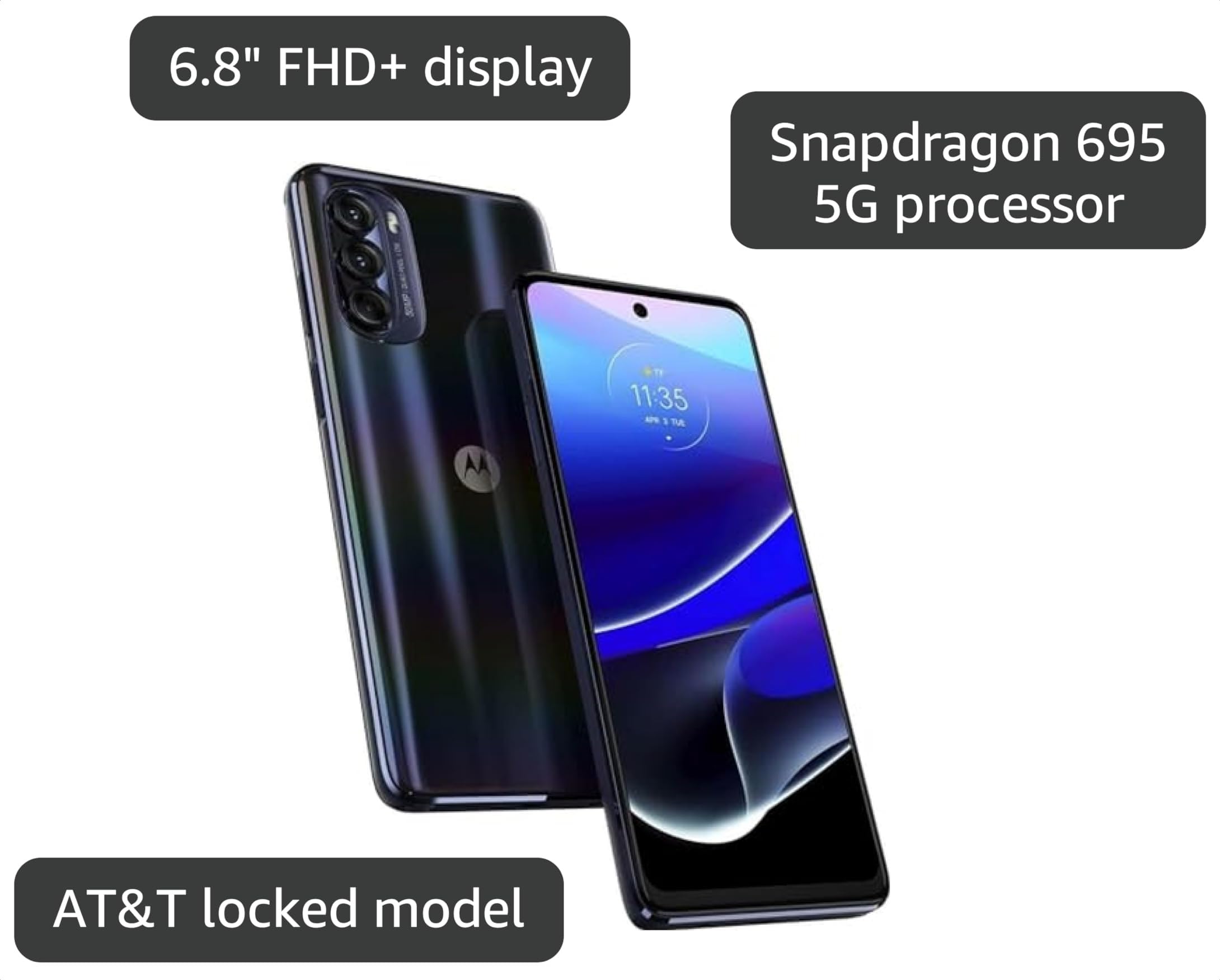 Amazon.com: Moto G Stylus 5G 2022 (128GB, 4GB) 6.8