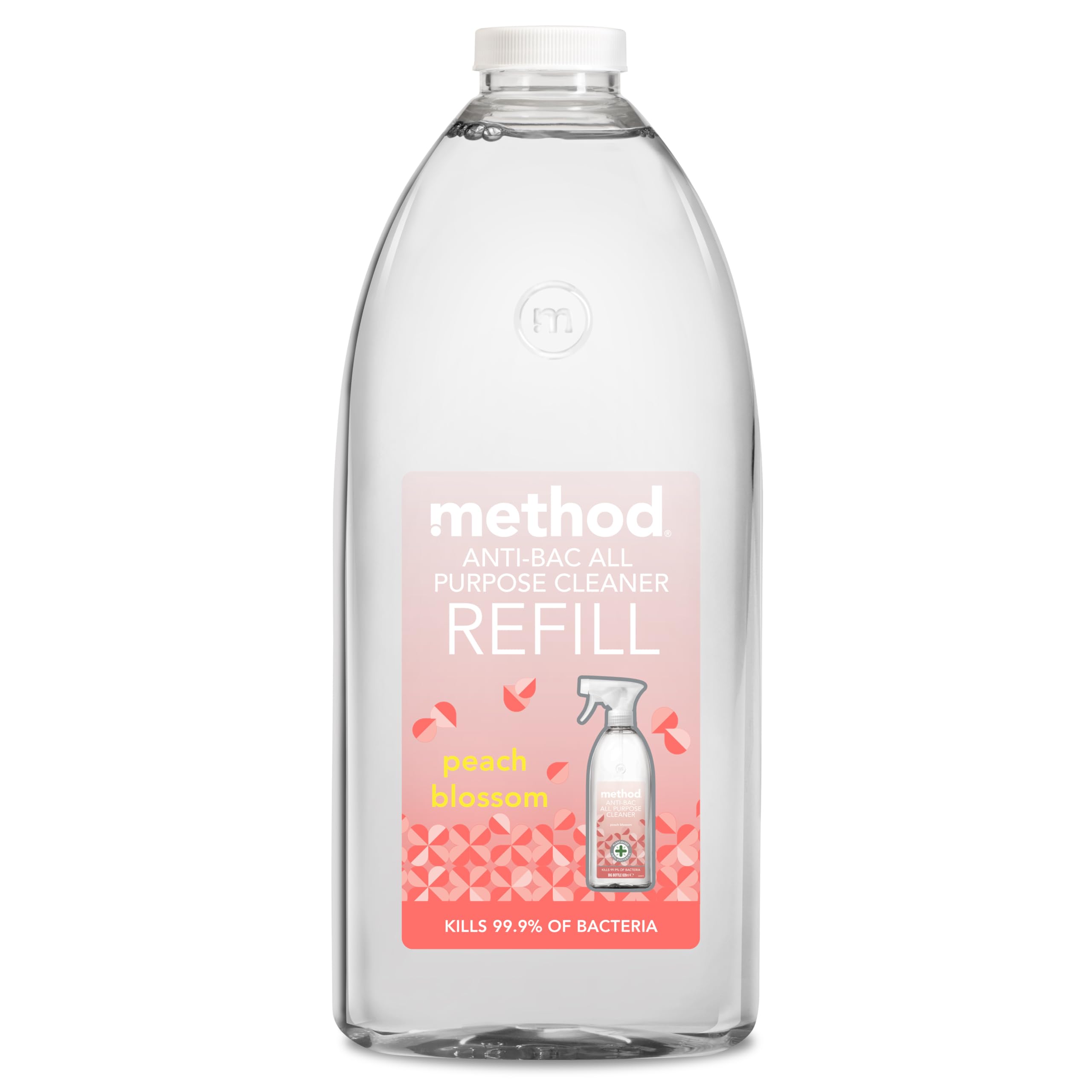 Antibacterial Spray Refill, All Purpose Cleaner, Peach Blossom, 2L