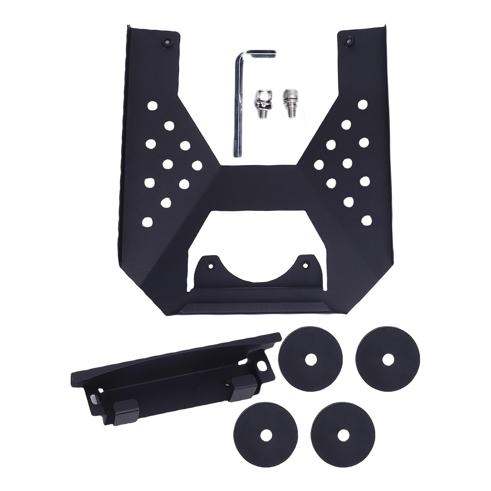 Drfeify Soporte de Techo para Coche Satélite Apto para Mini, Kit de Montaje Magnético de Liberación Rápida de Hierro con 4 Imanes de 264 Libras de Sujeción con Bases Recubiertas de Goma para Uso en