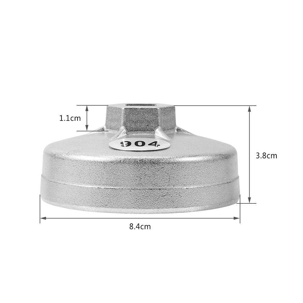 Clé De Filtre à Huile Outil De Suppression De Clu00e9 De Filtre U00e0 Huile En Alliage D'aluminium Pour Mercedes Benz Clé De Retrait Filtre Huile