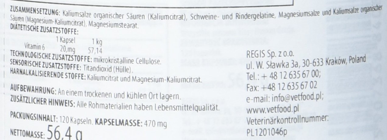 UroForce Plus | Reduziert Risiko von Oxalaten und Uraten | Gegen sauren Urin | Für Hunde & Katzen | 120 Kapseln