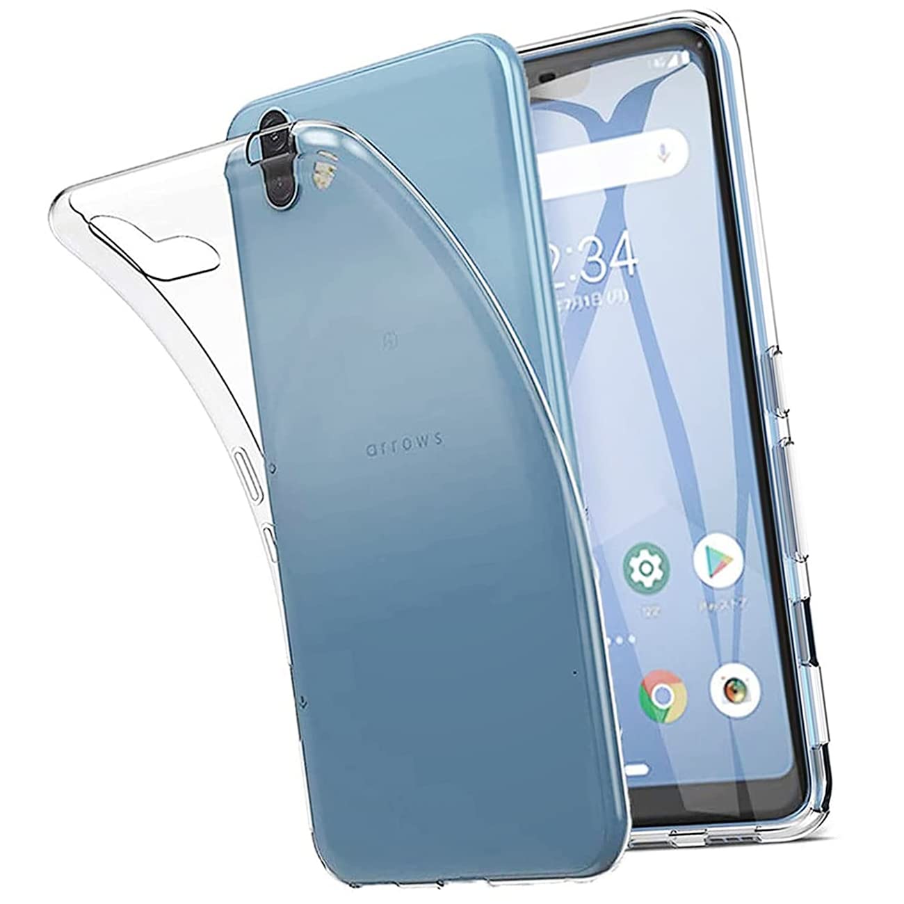 その他 ARROWS801fj arrows U 801FJ / J 901FJ ソフトケース カバー TPU クリア ケース