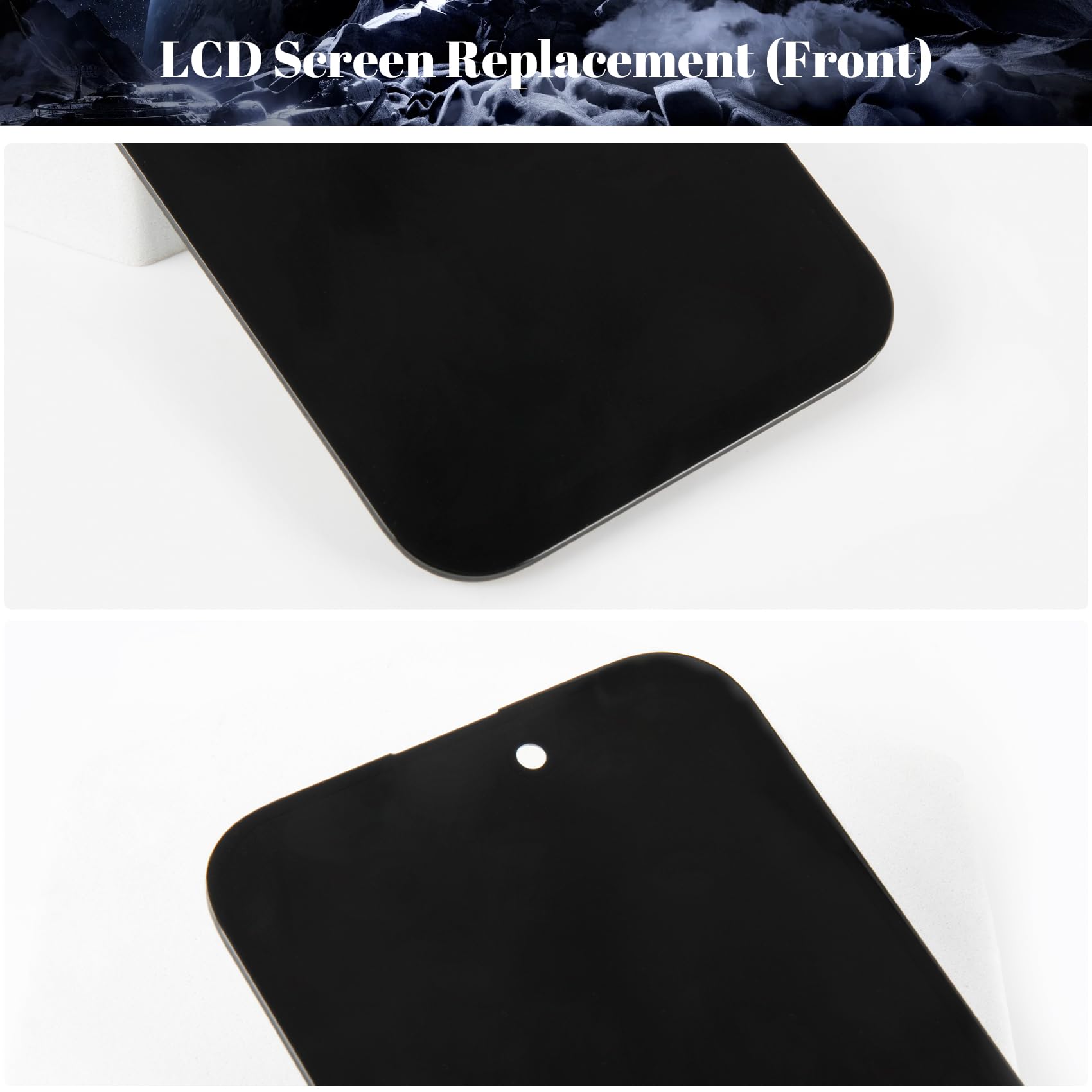 Incell wyświetlacz LCD do iPhone'a 16 A3287 zamiennik ekranu dla iPhone 16 A3081, A3286, A3288, ekran dotykowy digitizer, zestawy naprawcze (czarny)
