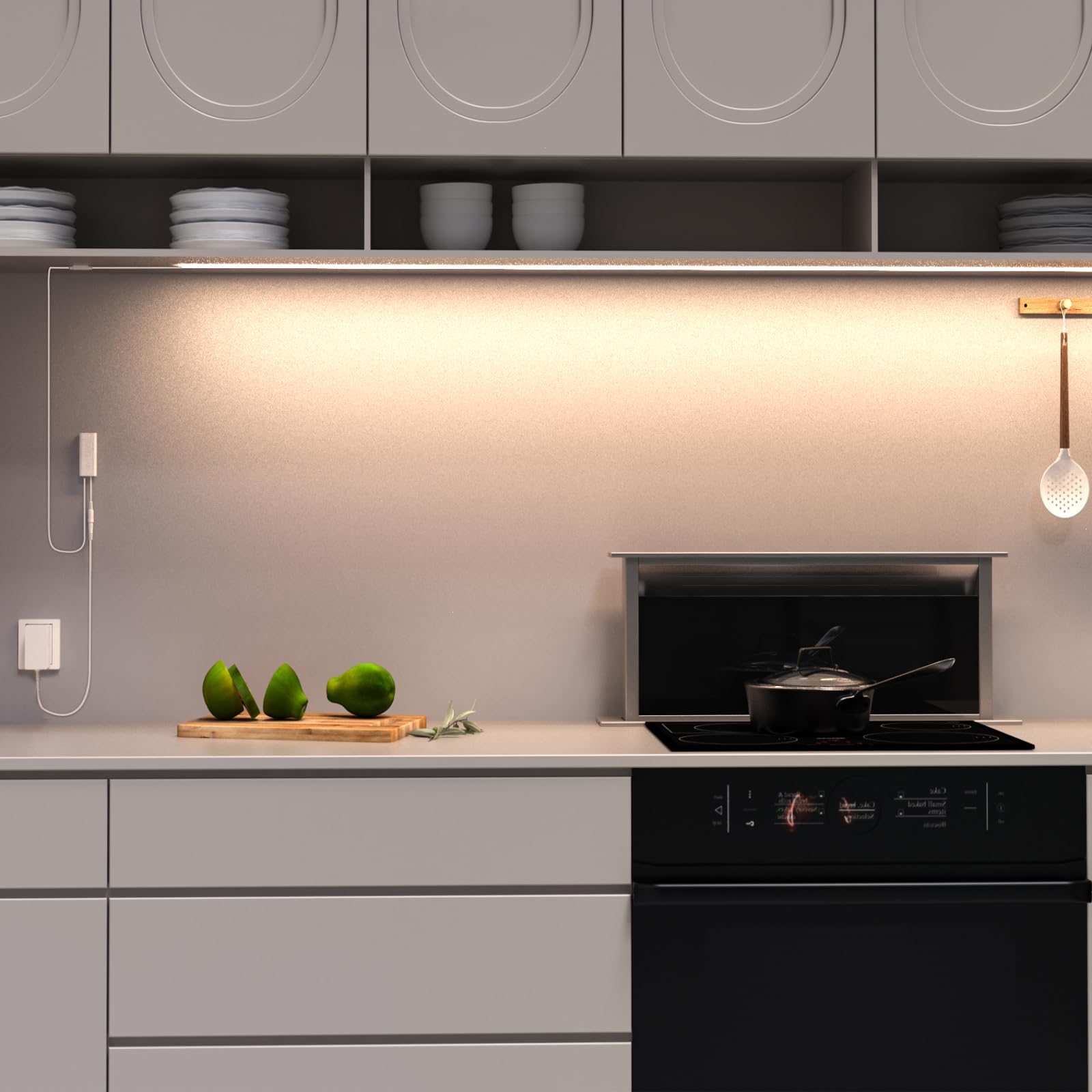 MY BEAUTY LIGHT 24v Smart WiFi Cob Led Strip Lights 16.4ft, 2700K-6500K Color Temperature Changing Rope Lights, Music Sync Led Light Strip Compatible with Alexa and Google Assistant