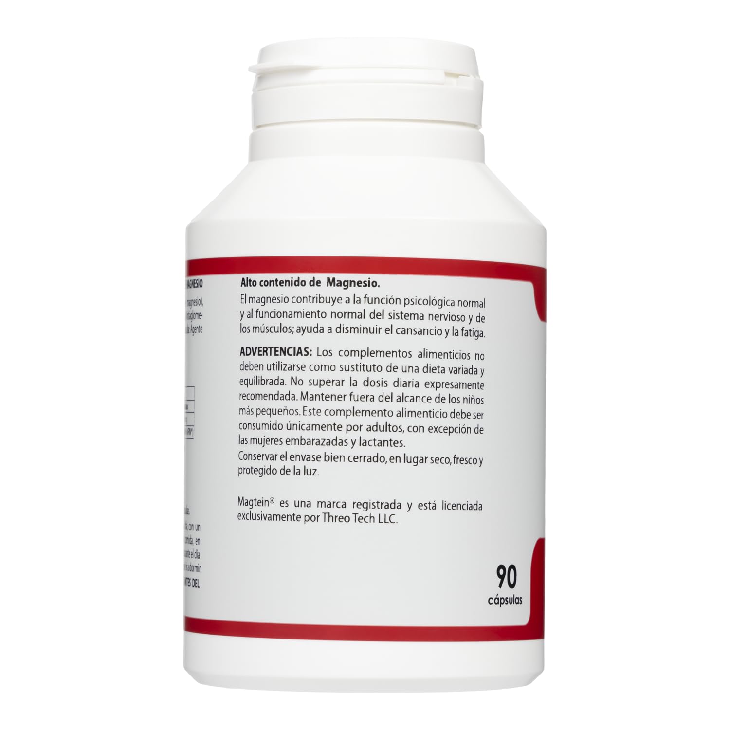 Holomega Magtein L-Treonato de Magnesio de Equisalud, 90 cápsulas