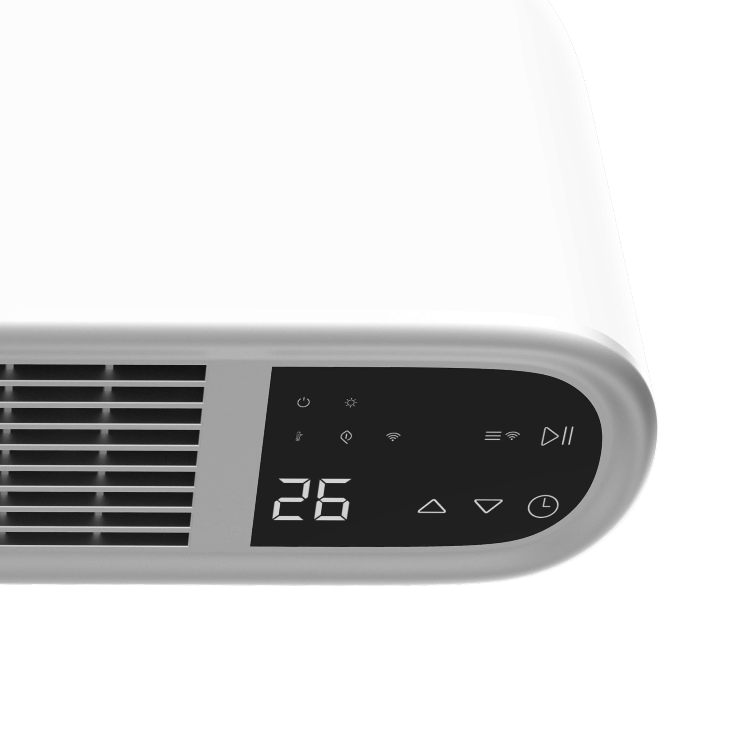 Cecotec Scaldabagno Ceramico ReadyWarm 2000 Max Box Ceramic Connected. 2000 W, Display LED, Termostato Regolabile, Controllo via Wifi, Protezione IP22, Timer, Protezione da Surriscaldamento