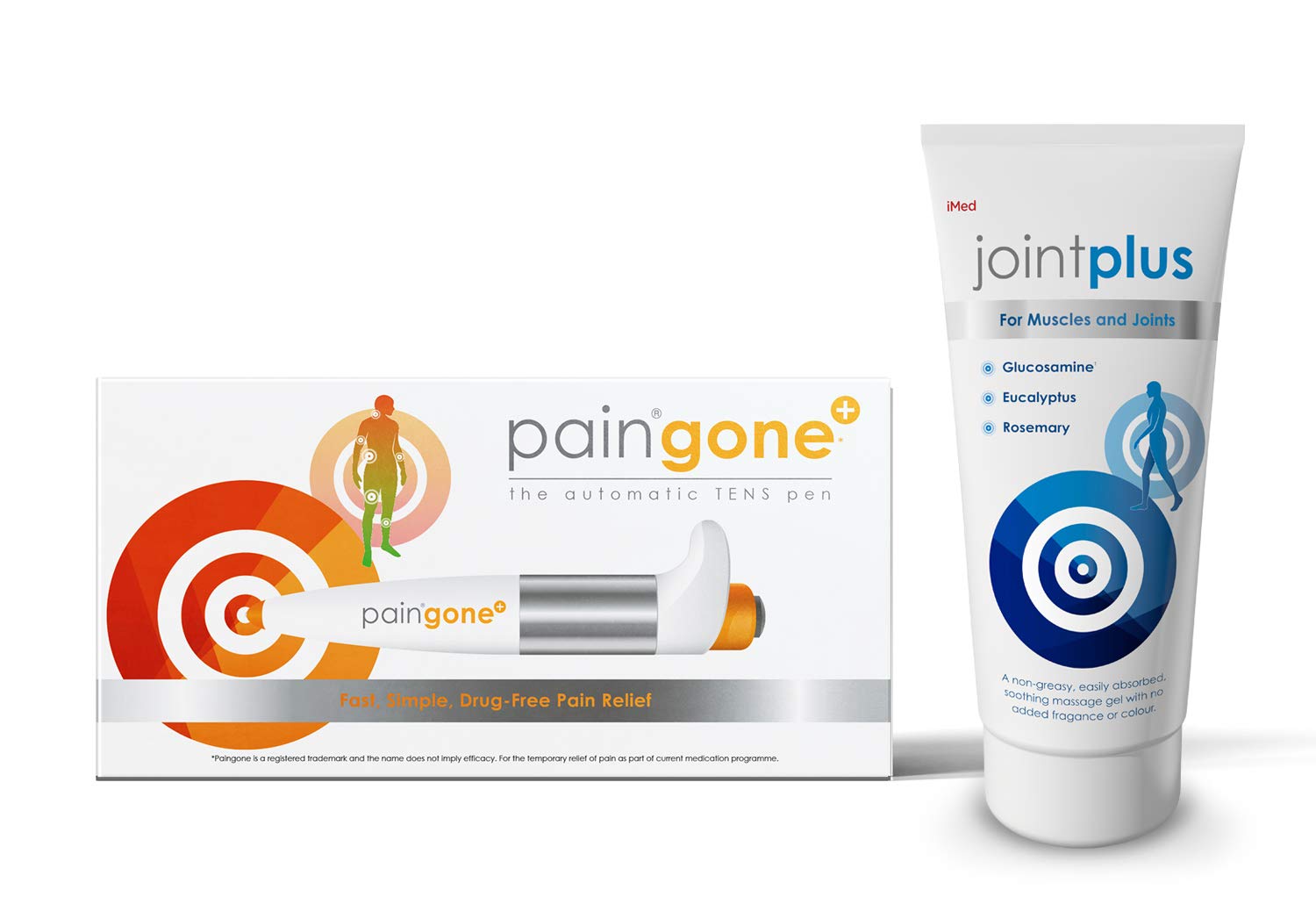 Buy Paingone Plus Bundle with Joint Plus Gel Automatic TENS pen for