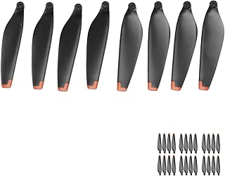 Drone Propelle, 2 Pairs Drone Propeller 6030 Props Blade Replacement Low Noise Spare Propeller Blades for Mini 3 PRO(Silver Edge)