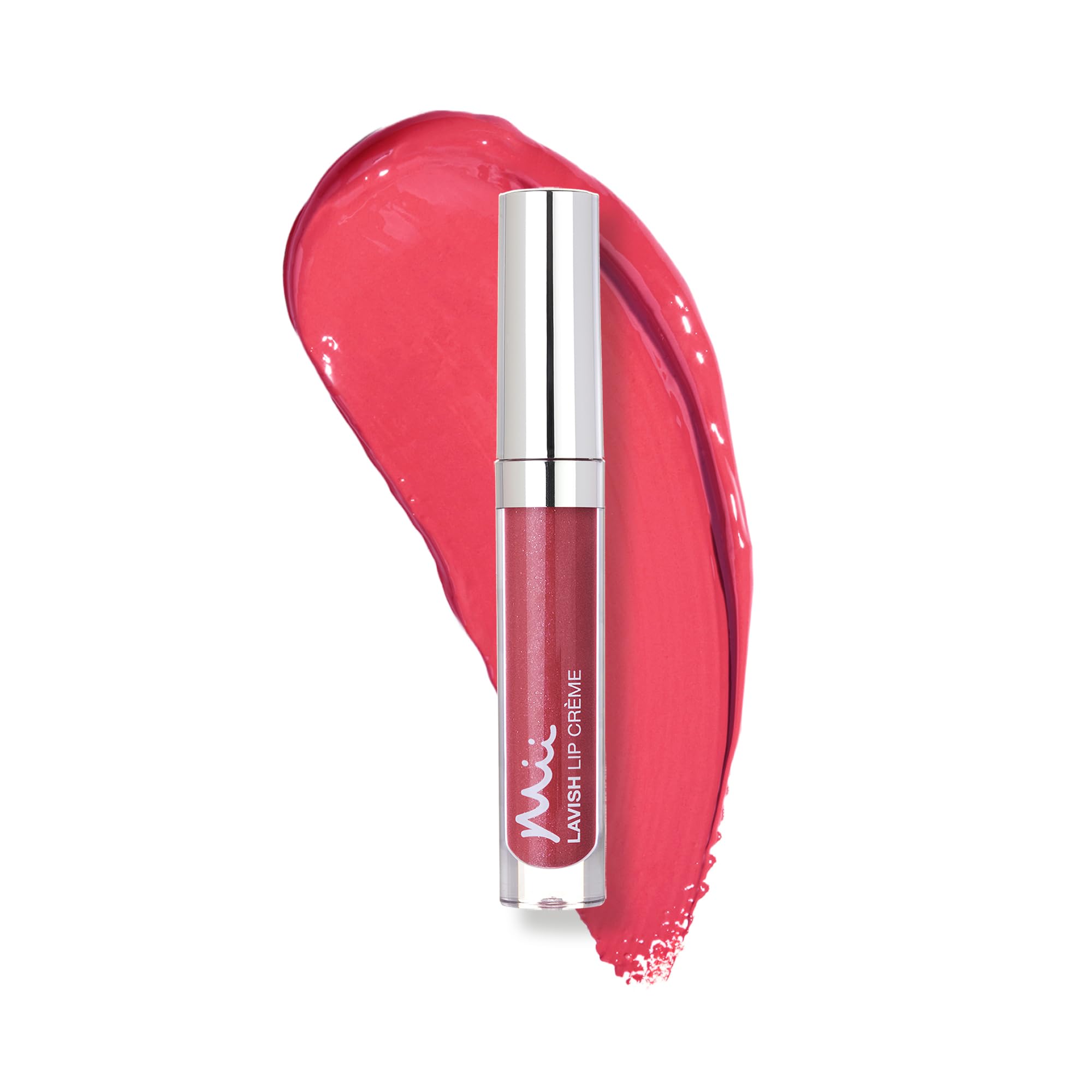 Mii Cosmetics Lavish Lip Crème Lip Gloss - Full-Coverage Colour, Non-Sticky Shine, Moisturising & Hydrating - Tryst