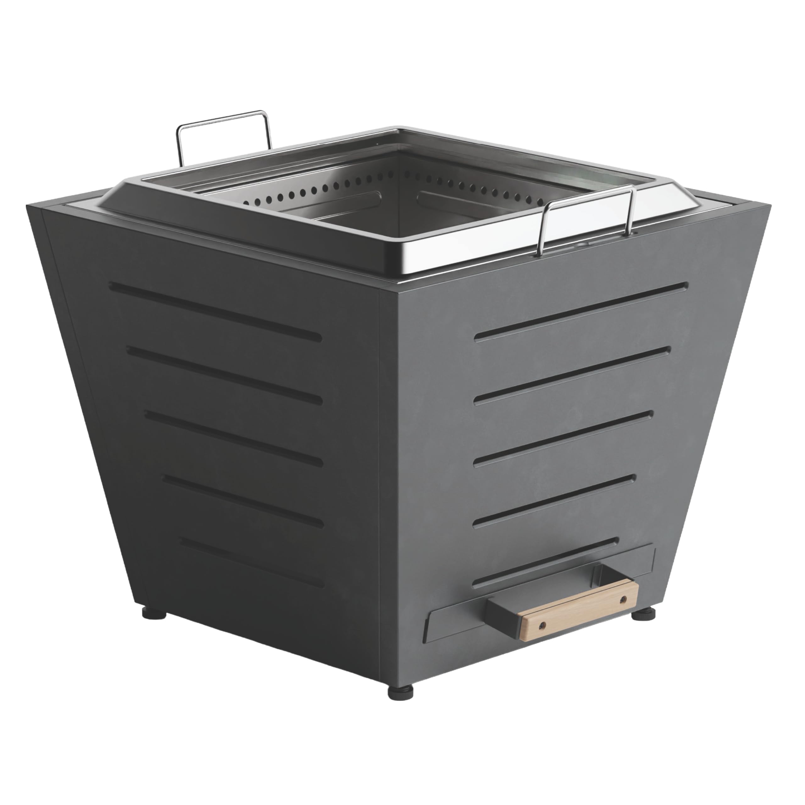 Grill-Welten palenisko ze stali nierdzewnej – popielaty