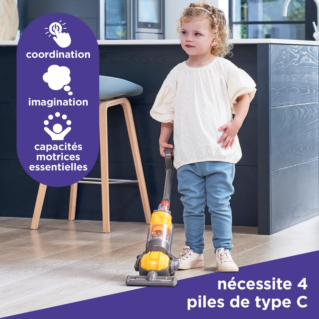 Casdon Dyson Ball | Réplique Miniature du Dyson Ball pour Les Enfants dès 3 Ans | avec la Rotation « Twist & Turn » pour des Jeux de rôle réalistes