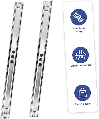 Miniatura 5 de DOITOOL Muebles de casa de miniture con riel deslizante para cajones, 2 piezas, cajón de madera, diapositivas de alta resistencia, para cajones de