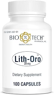 Bio-Tech Pharmacal Lith-Oro Dietary Supplement (20mg, 100 Count)