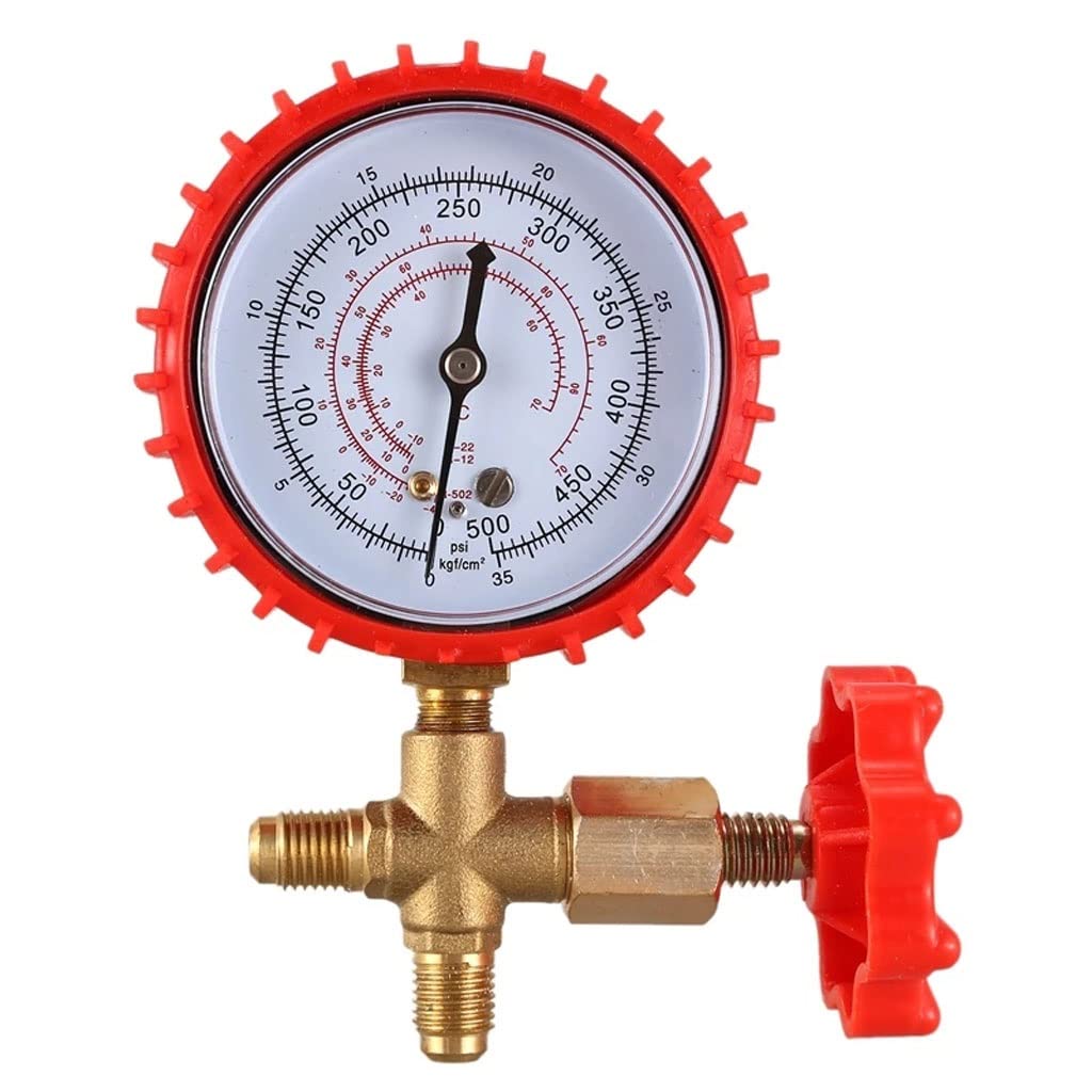 Climatisation recharge de pression simplifiée avec gauge multi-réfrigérants