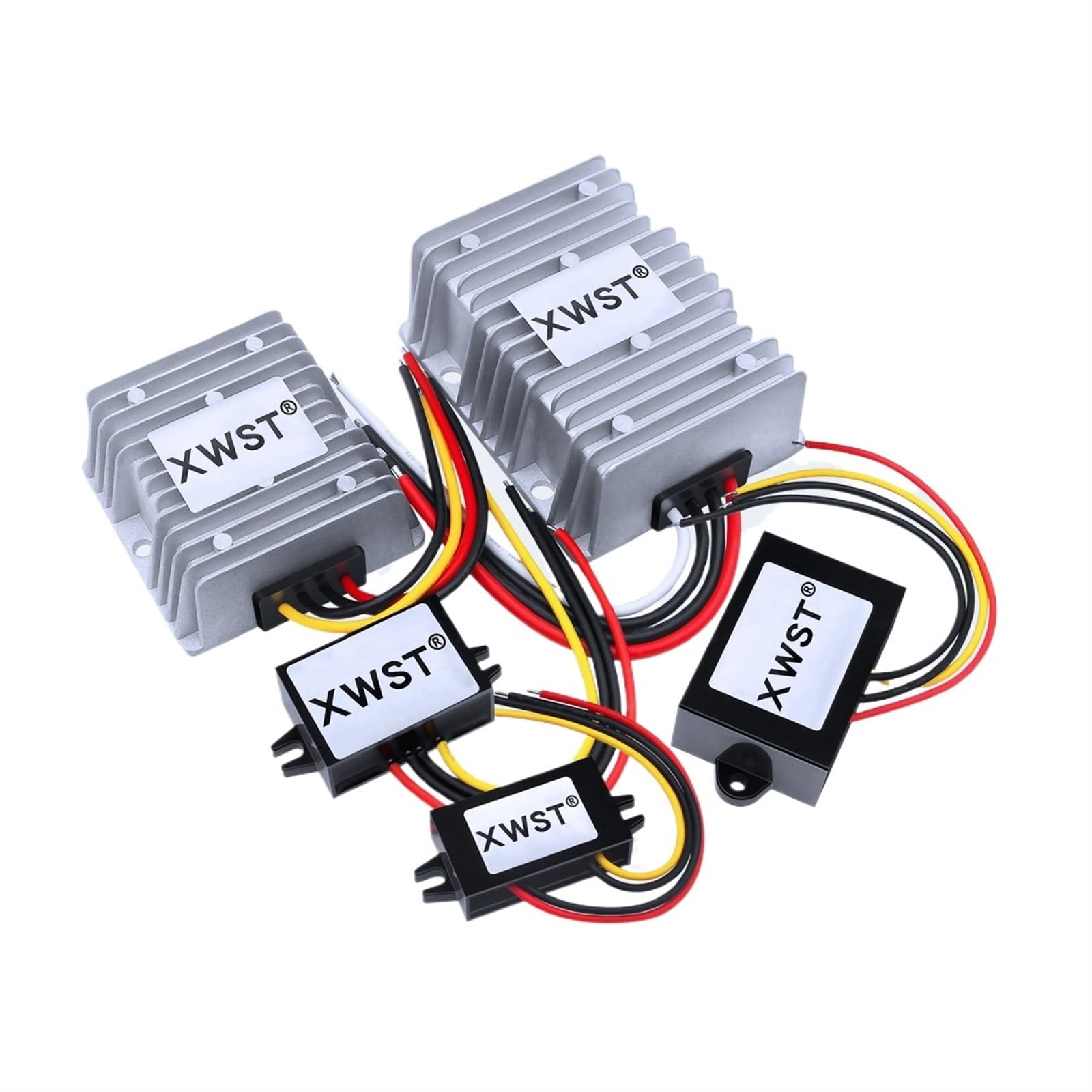 Przetwornica DC 20-75V na 5 V DC Przetwornik 60 V do 5 V Regulator napięcia step down 1-30 A Buck na falownik 5 V(1A ABS Plastic M)