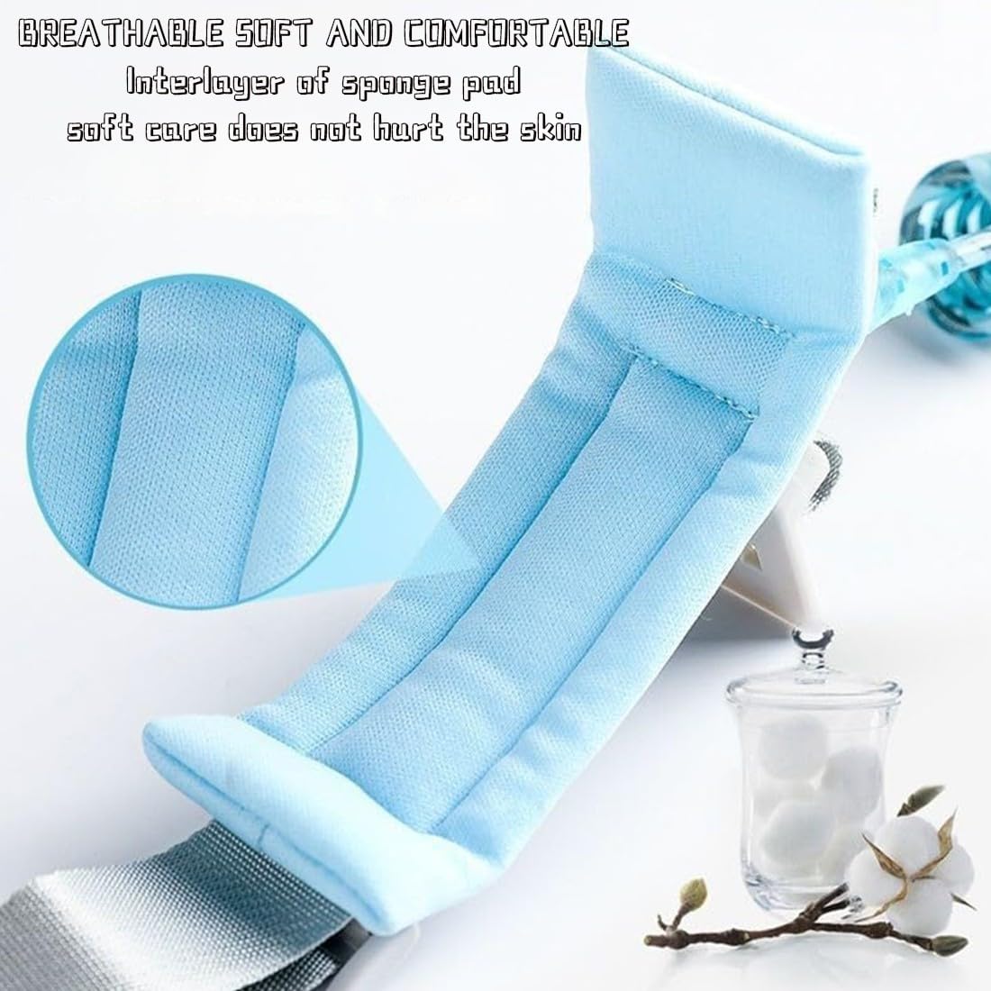 Bracciale Sicurezza Bambino 2m Anti-Perso Mano Cintura Guinzaglio Primi Passi Blu