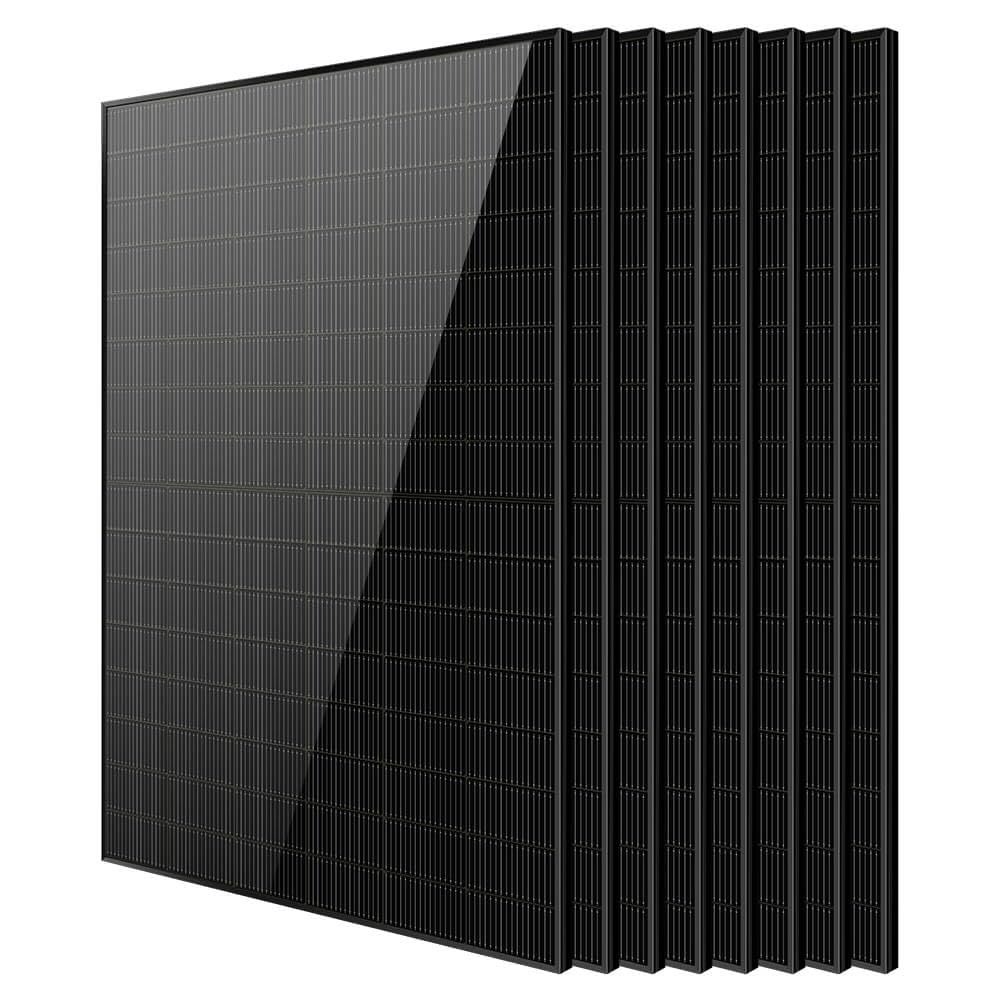 SUNGOLDPOWER 8PCS 450W Bifacial Solar Panels,N-Type 16BB,UL61730,Vmp 31V Each,HE Up to 30% Extra Power,for Home Backup,Farm,Residential&Commercial On/