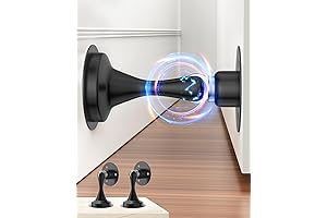 HELEMAN Magnetic Door Stopper Black