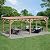 YardistryGazebo Yardistry 12 In x 24 In Cedar Pergola, 12778