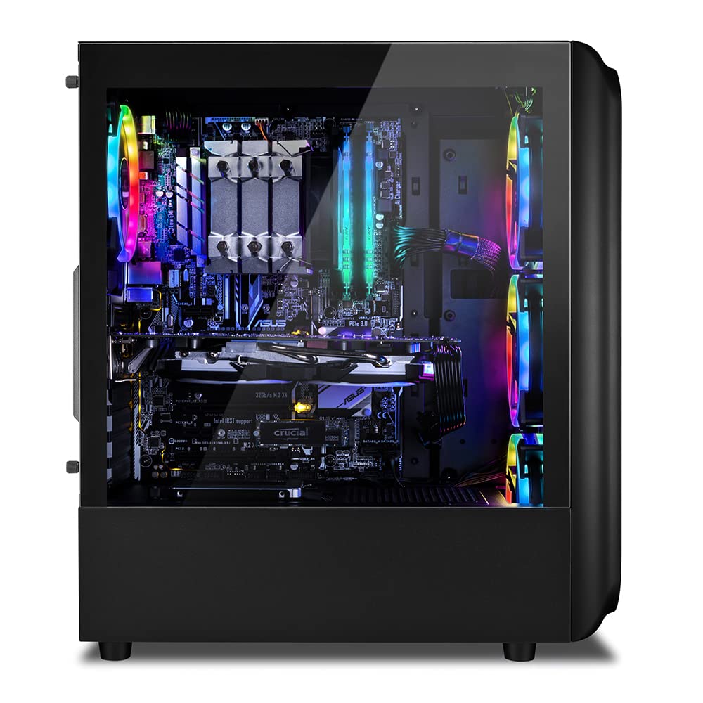 Sharkoon TK5M RGB, Caja de Ordenador para Gaming.