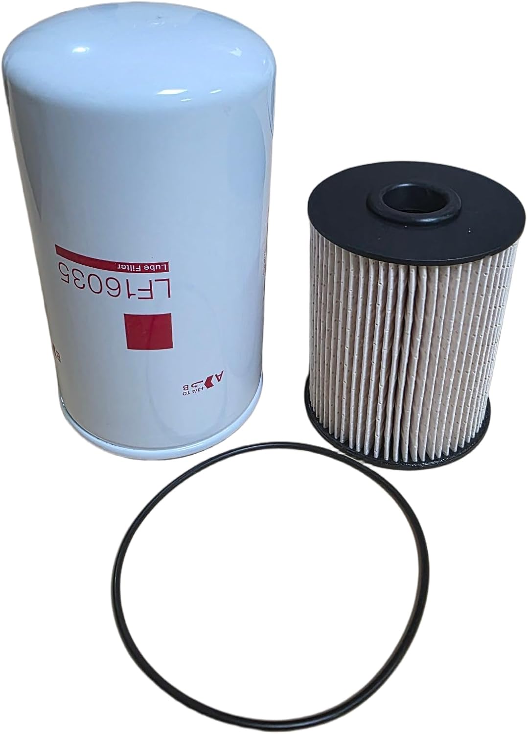 Fuel Filter FS19856 & Lube Filter LF16035 Fits Dodge Ram 2500 3500 Fleetguard Cummins 5.9L Engine 2003 and newer