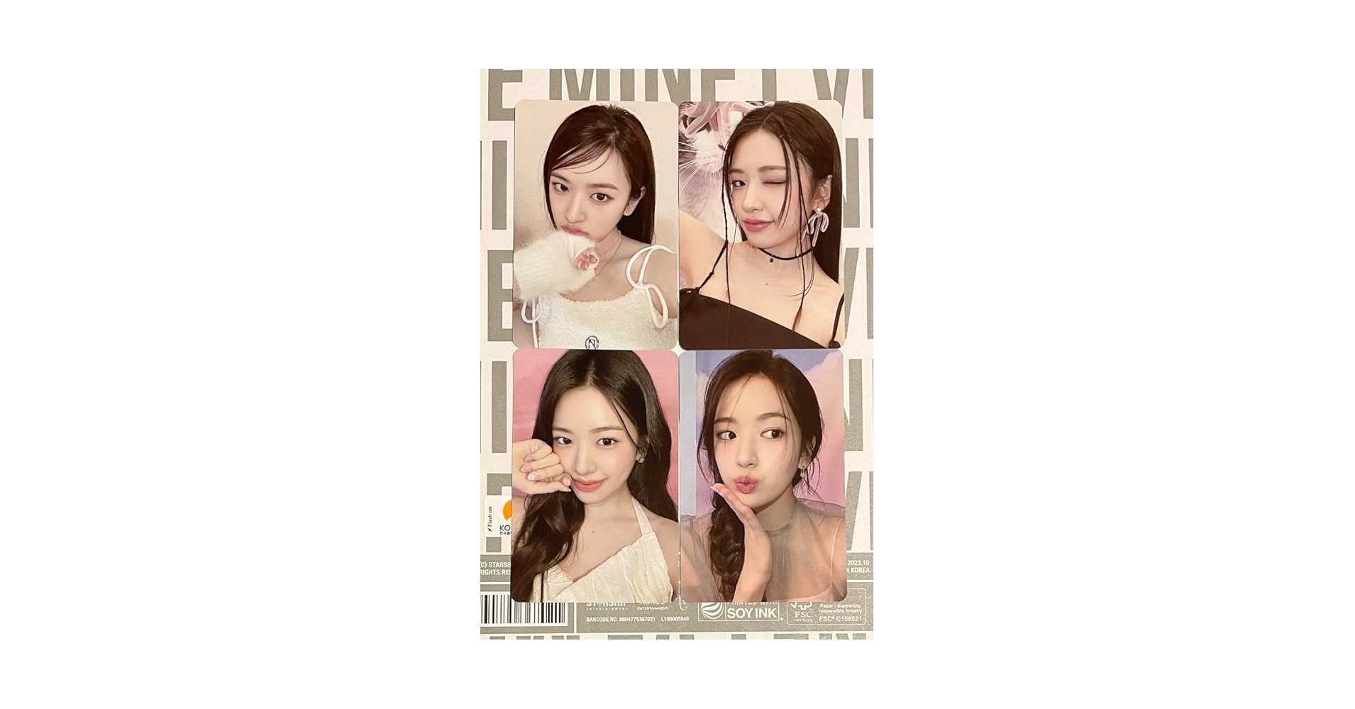 Amazon.co.jp: IVE ユジン トレカ CLIO クリオ 4枚セット : おもちゃ