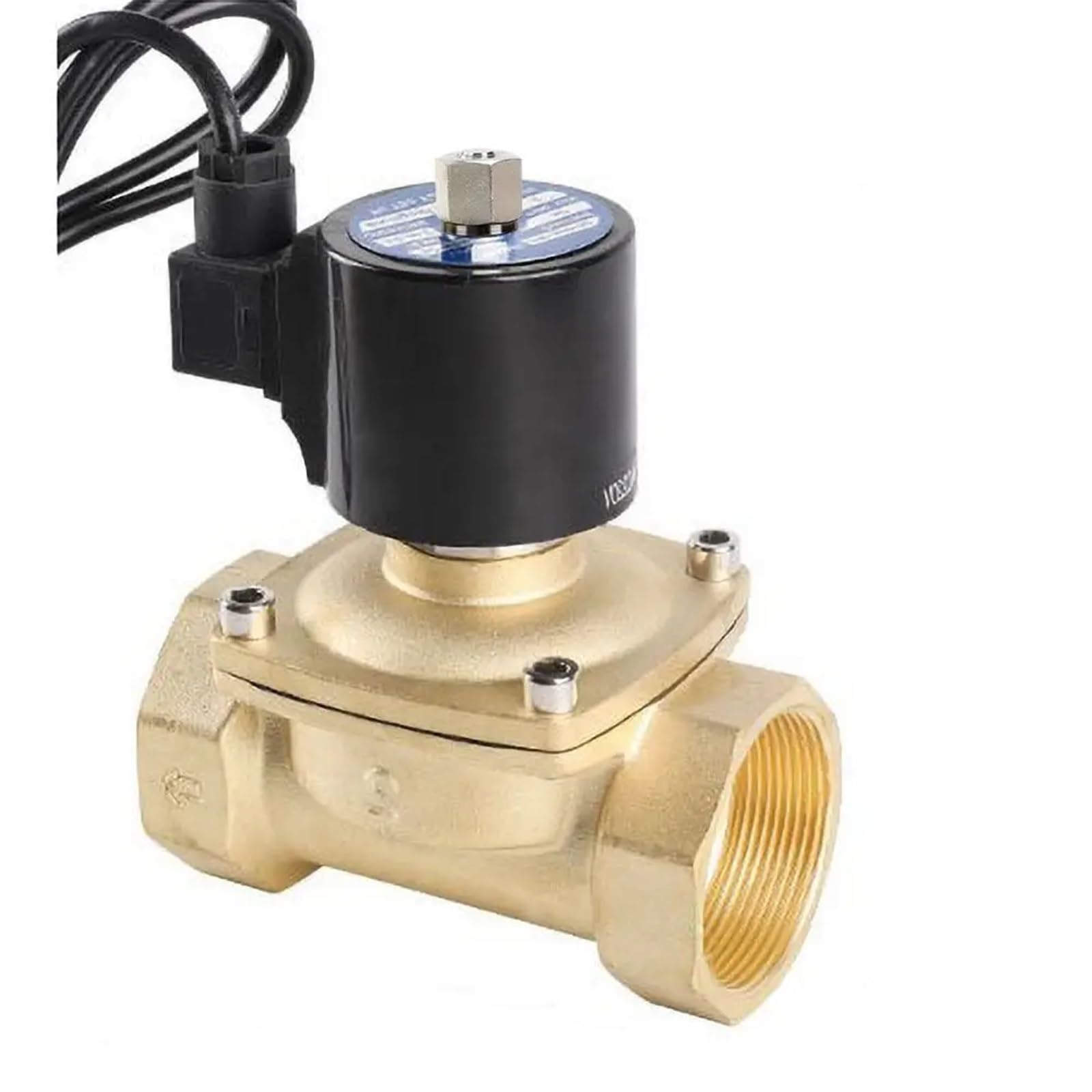 3/8" 1/2" 3/4" 1" 1 '' 1-1/4" 2" normalnie otwarte zawory elektromagnetyczne z mosiądzu, wodoszczelny zawór elektromagnetyczny 220 V, 110 V, 24 V, 12 V (230 V AC - uszczelnienie NBR, 3/8