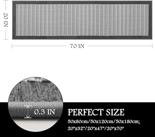 Miniatura 2 de Alfombras y tapetes de cocina antideslizantes, lavables, antideslizantes, absorbentes, para el suelo, lavables a máquina, para colocar de pie en