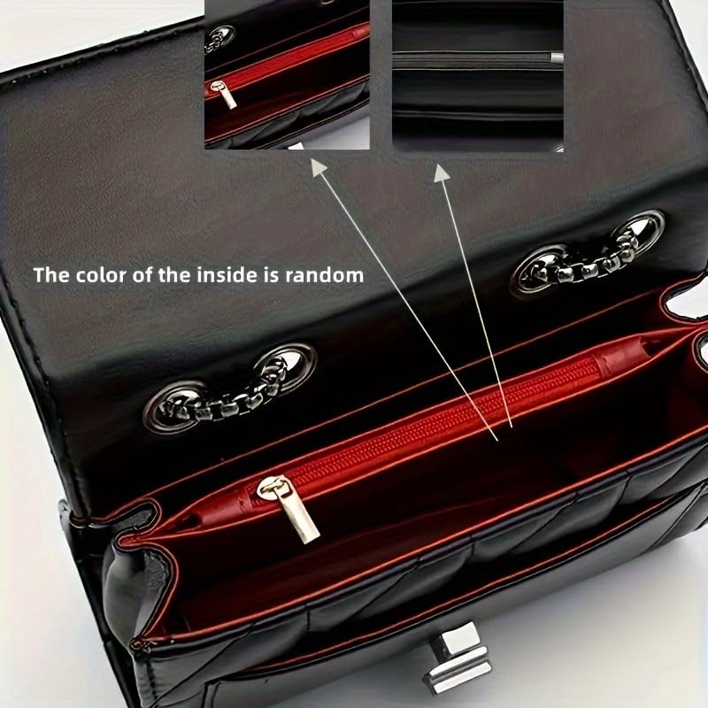 Black Muscle Stripe Snapping Women's Shoulder Bag Fashion Fashion Women's Shoulder Wallet Card Bag3