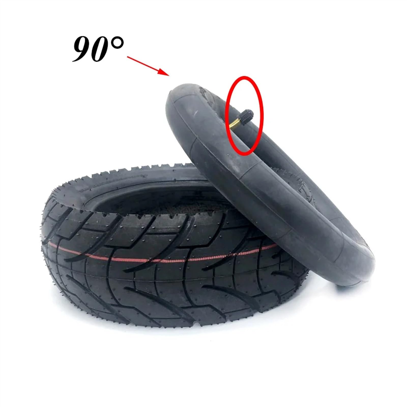 Camera D'Aria, Camere D'Aria Monopattino Pneumatico esterno da 80/65-6 tubo interno per scooter elettrico 10 pollici 1. 0x3.0 10x2.50 Ricambi pneumatici Pneumatici(Inner outer tire B)