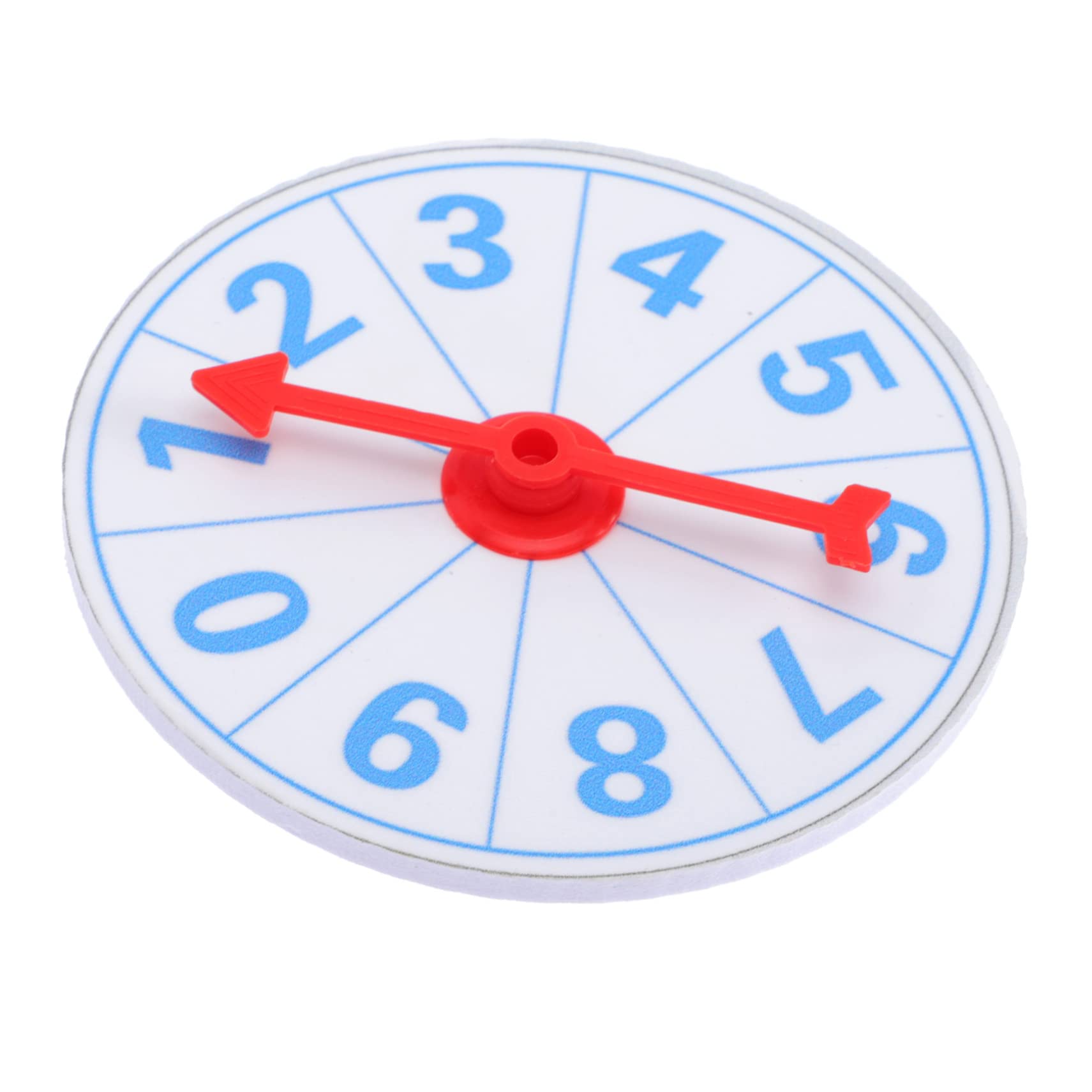 BESPORTBLE 1Pc Turn Plate Prize Wheel for Fun Draw Game Activities Wall Mounted Teaching Prop for Home Office School and Parties Easy to Store and Carry