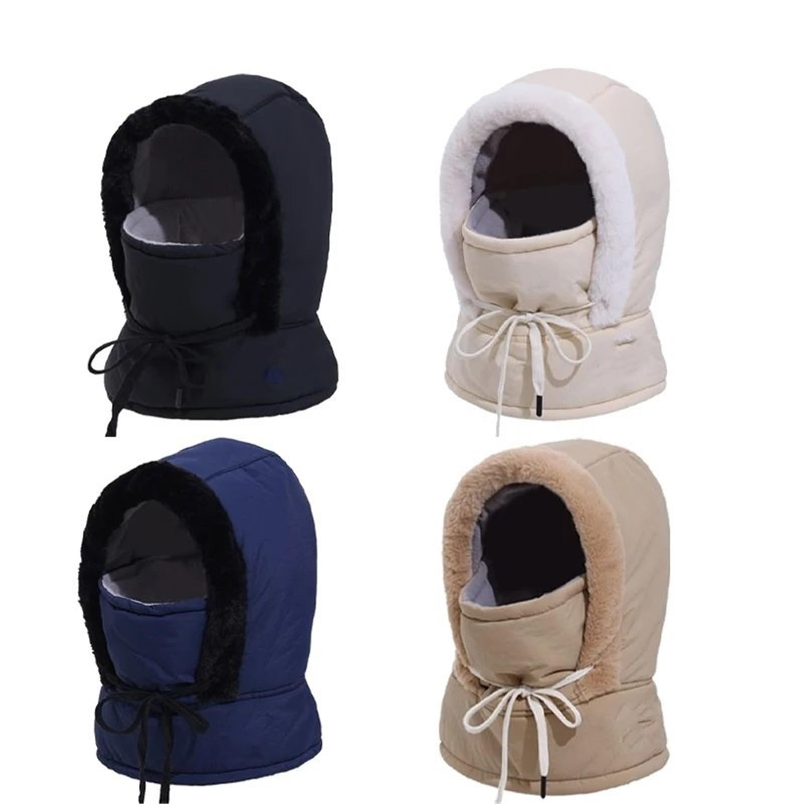 Scaldacollo Visiera da Sci Antivento Maschera Termica Traspirante Invernale Scaldacollo Sciarpa Cappuccio per Casco Scaldacollo da Ciclismo sottocasco