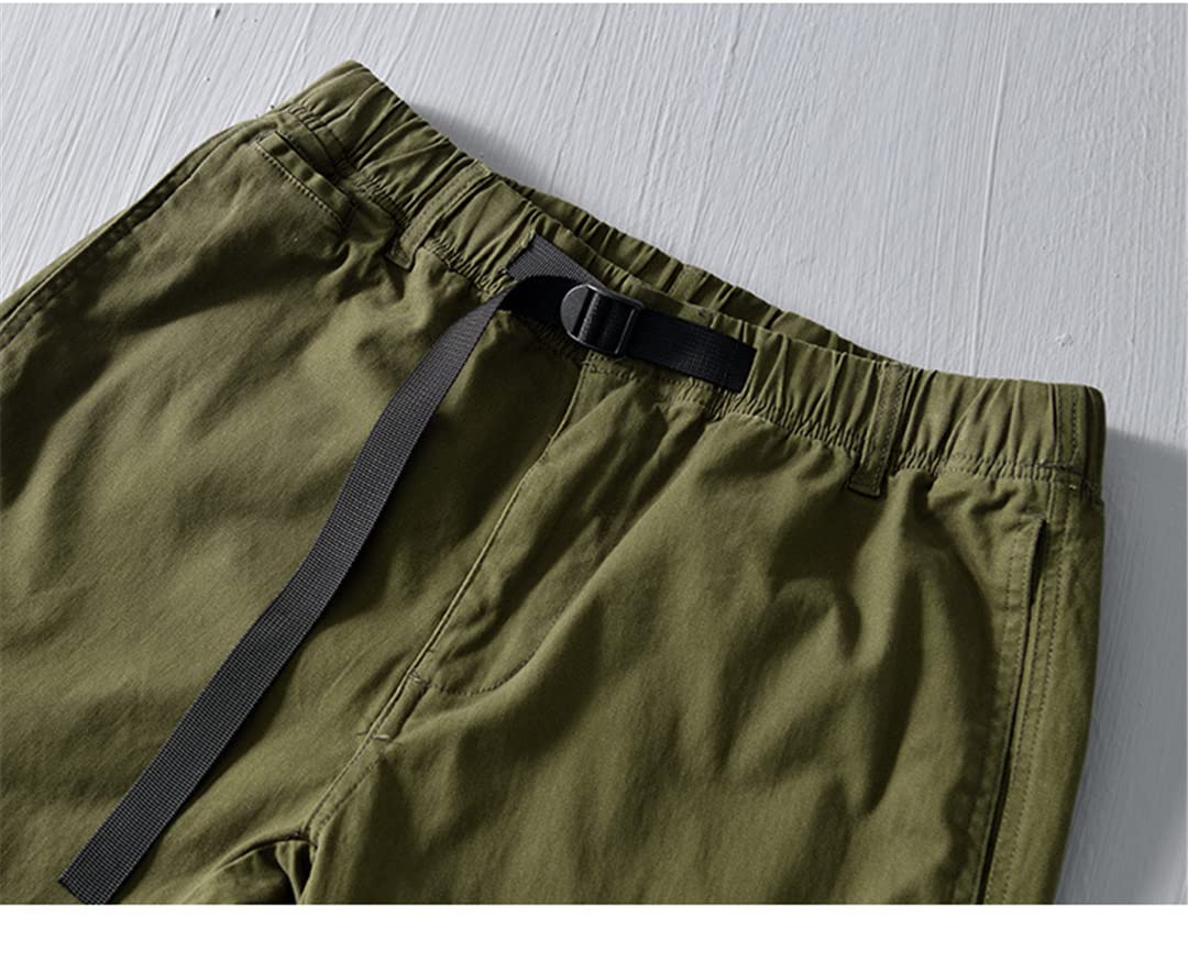Disimlarl Primavera ed estate uomo cravatta pantaloni abbigliamento da lavoro cotone all-match casual multi-tasca pantaloni