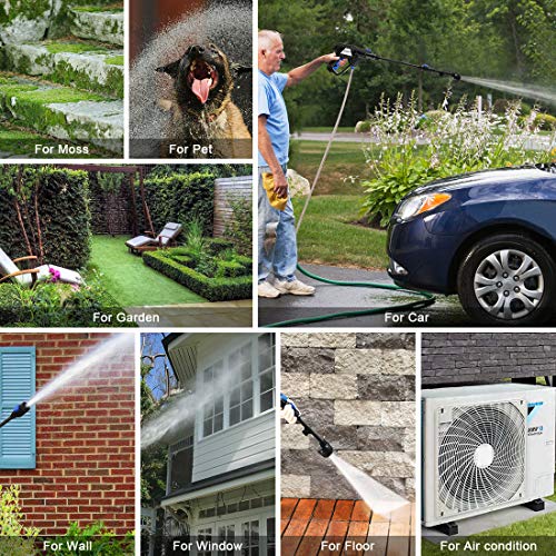 mrliance Battery Power Washer, Portable Power Washer Cleaner ,Cordless Pressure Washer Surface Cleaner, 40V Power Electric Pressure Washer with Accessories Kit Battery and Charger Included