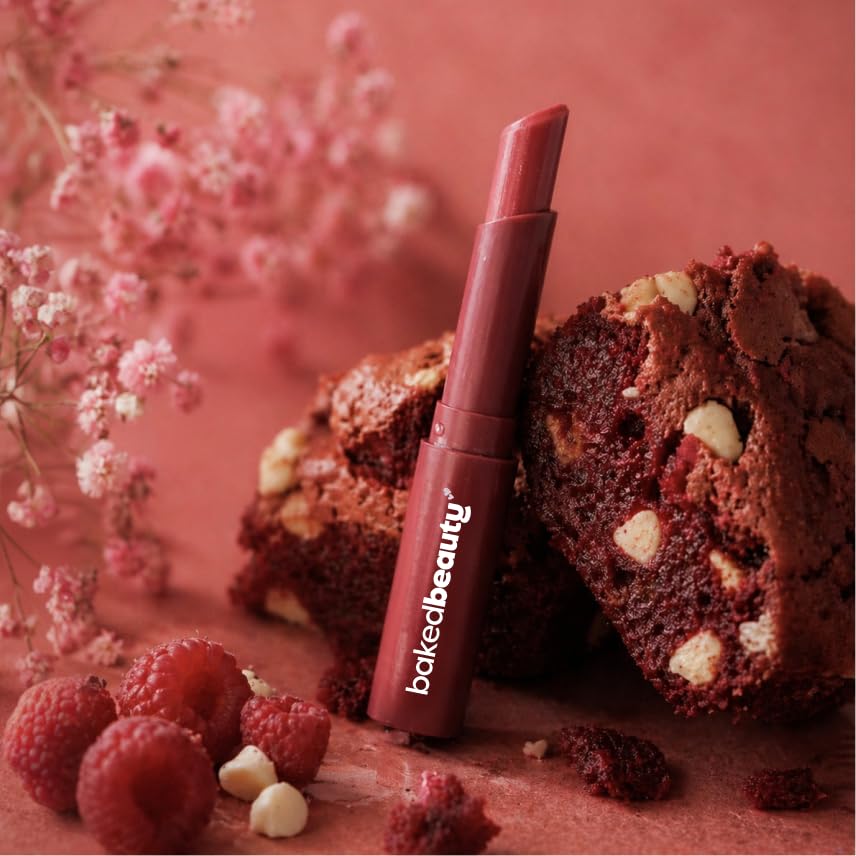 Baked Beauty Ultra Soft Tinted Lip Balm Stick For Women With SPF 50+++ Hydrates Dry, Lightens Pigmentation, Brightens Lips With Shea, Cocoa & Mango Bu