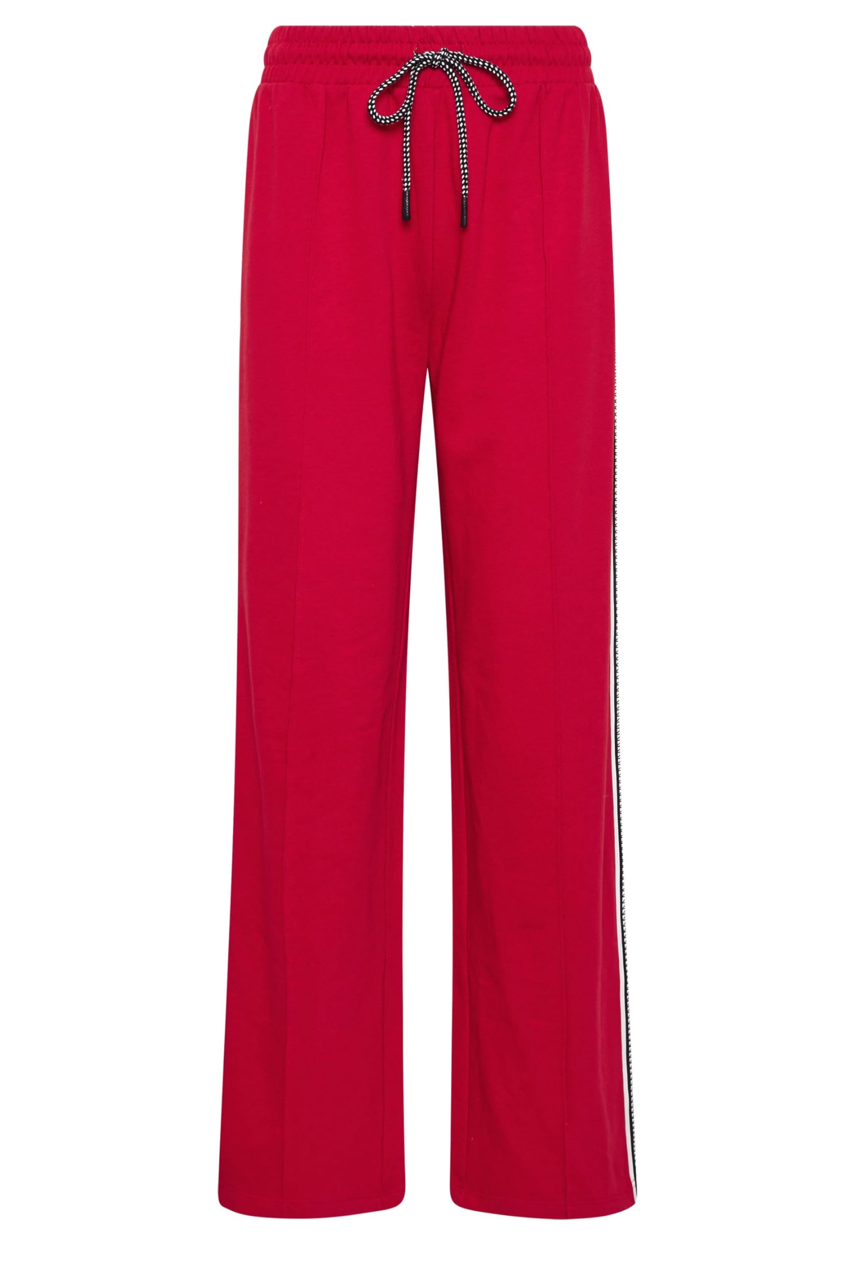 Long Tall Sally Women's Red Tall Wide Leg Joggers In | : 12XL
