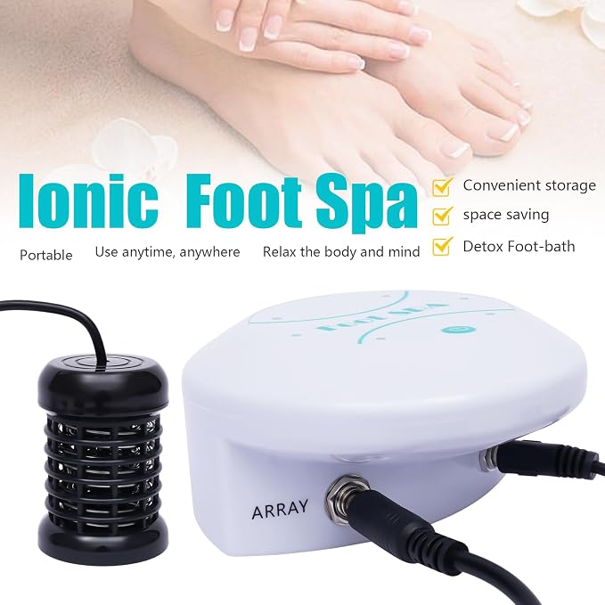 Máquina Desintoxicante para Pies con Ionizador Portátil miniatura 4