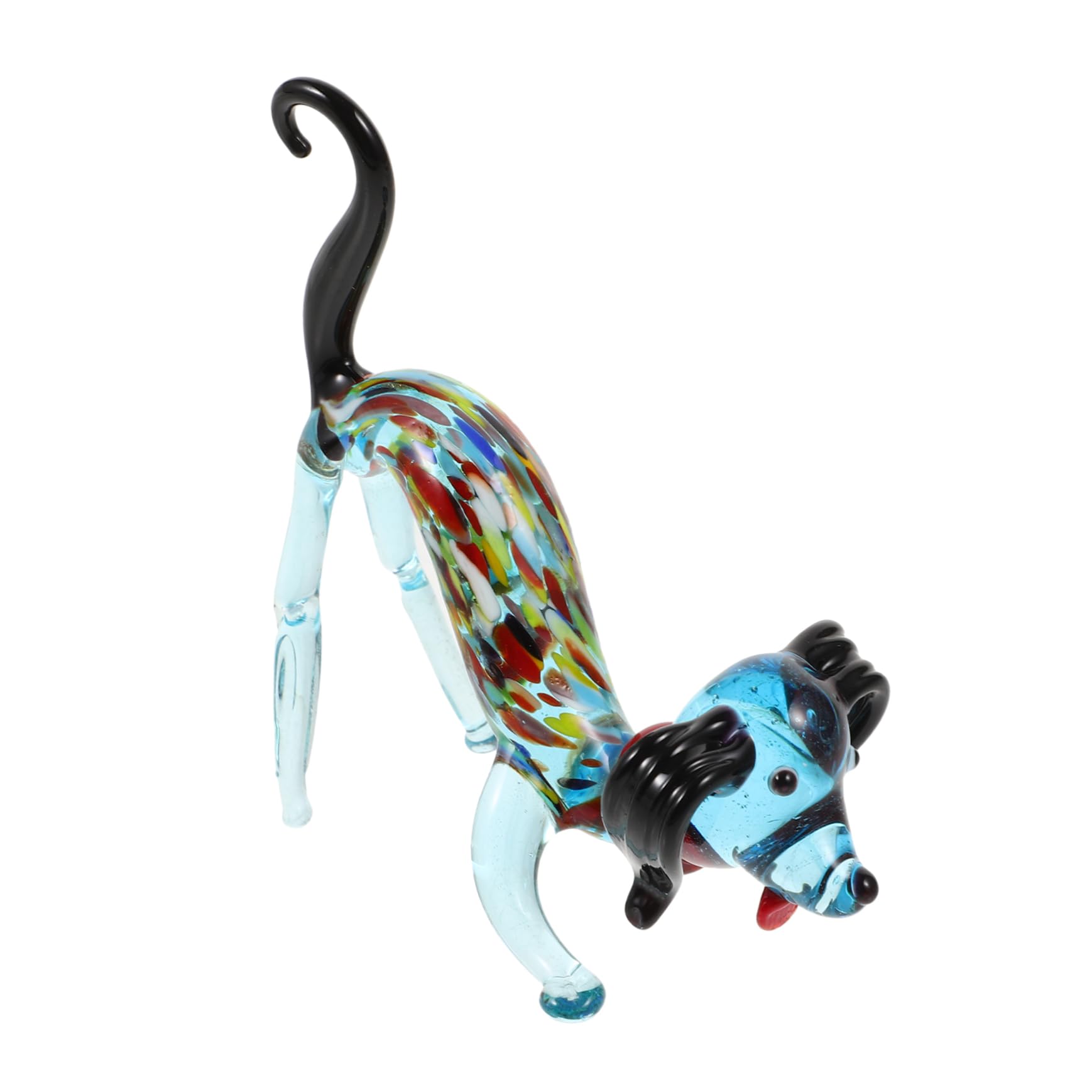PRETYZOOM 3 Pz Artigianato Con Bassotto Statua Di Cane Realistica Figura Animale Di Simulazione Figure Animali Realistiche Decorazione Per Cani Da Scrivania Figure Di Animali Bicchiere