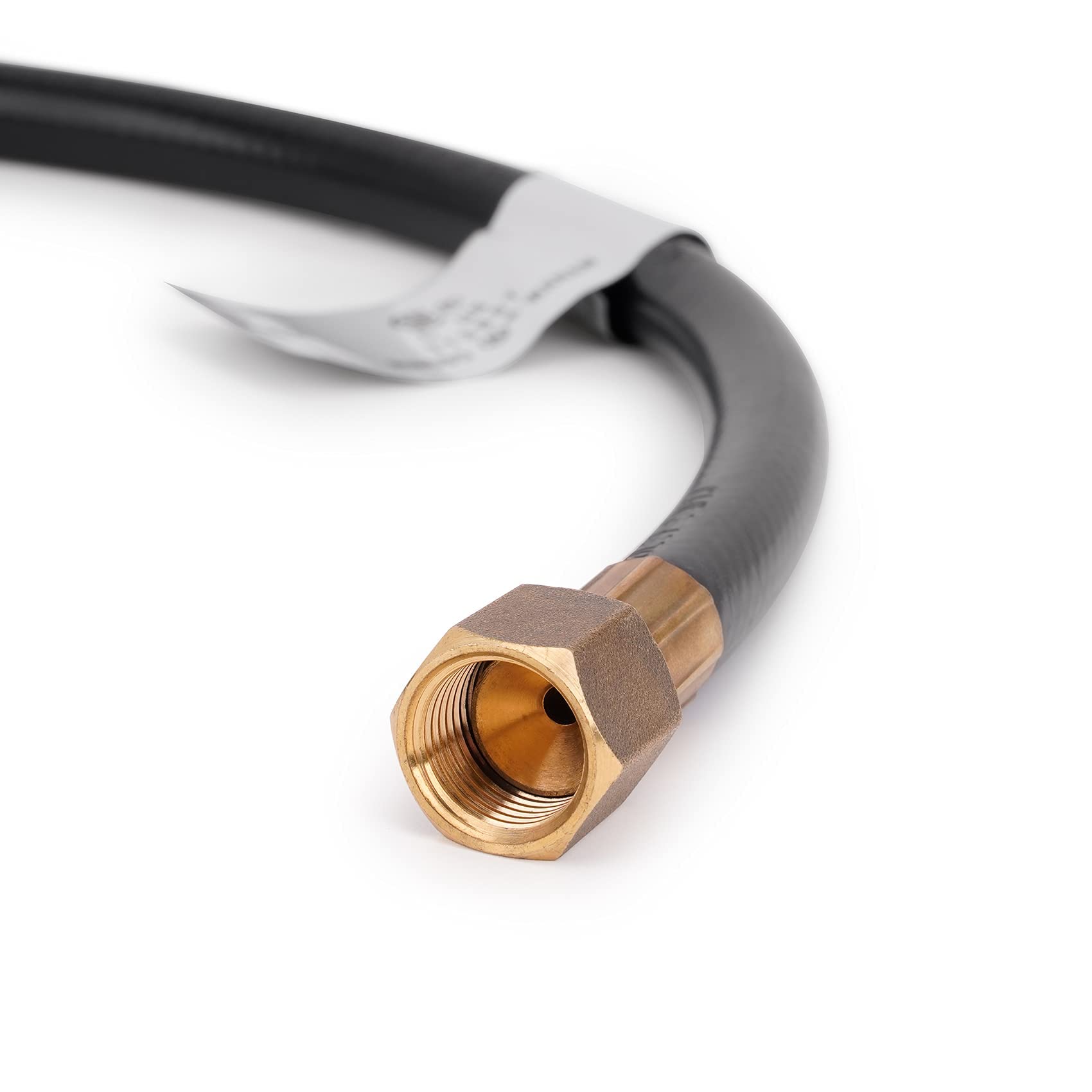 Stanbroil 48 Inch 10 PSI High Pressure Propane Adjustable Regulator Valve Hose Assembly - QCC1 x 3/8" Flare Swivel Fitting