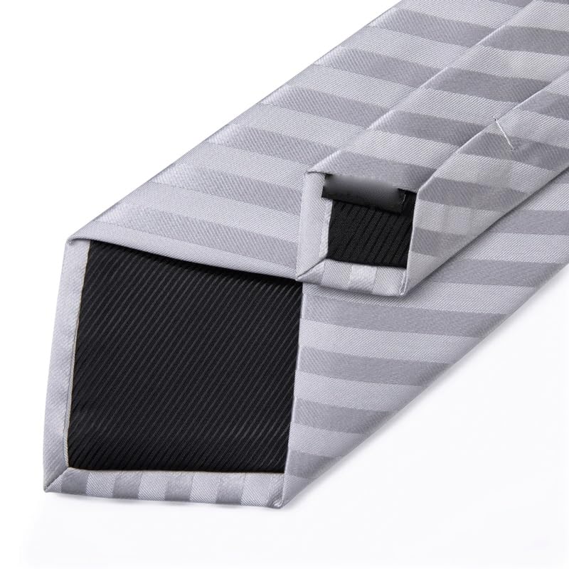 Corbata clásica de seda para hombre miniatura 5