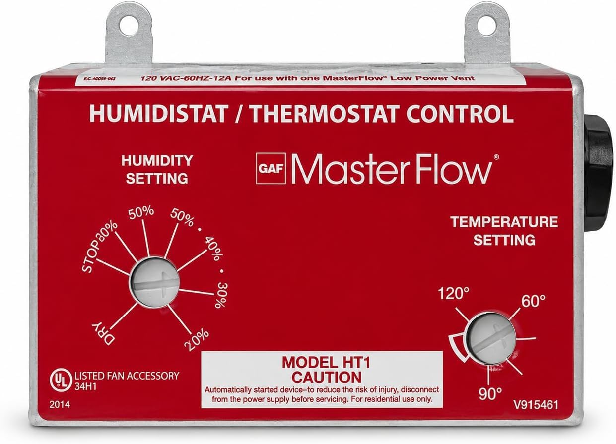 Master Flow Manuelle Thermostat Steuerung PG/PR-Power Vents HT1 – New Read