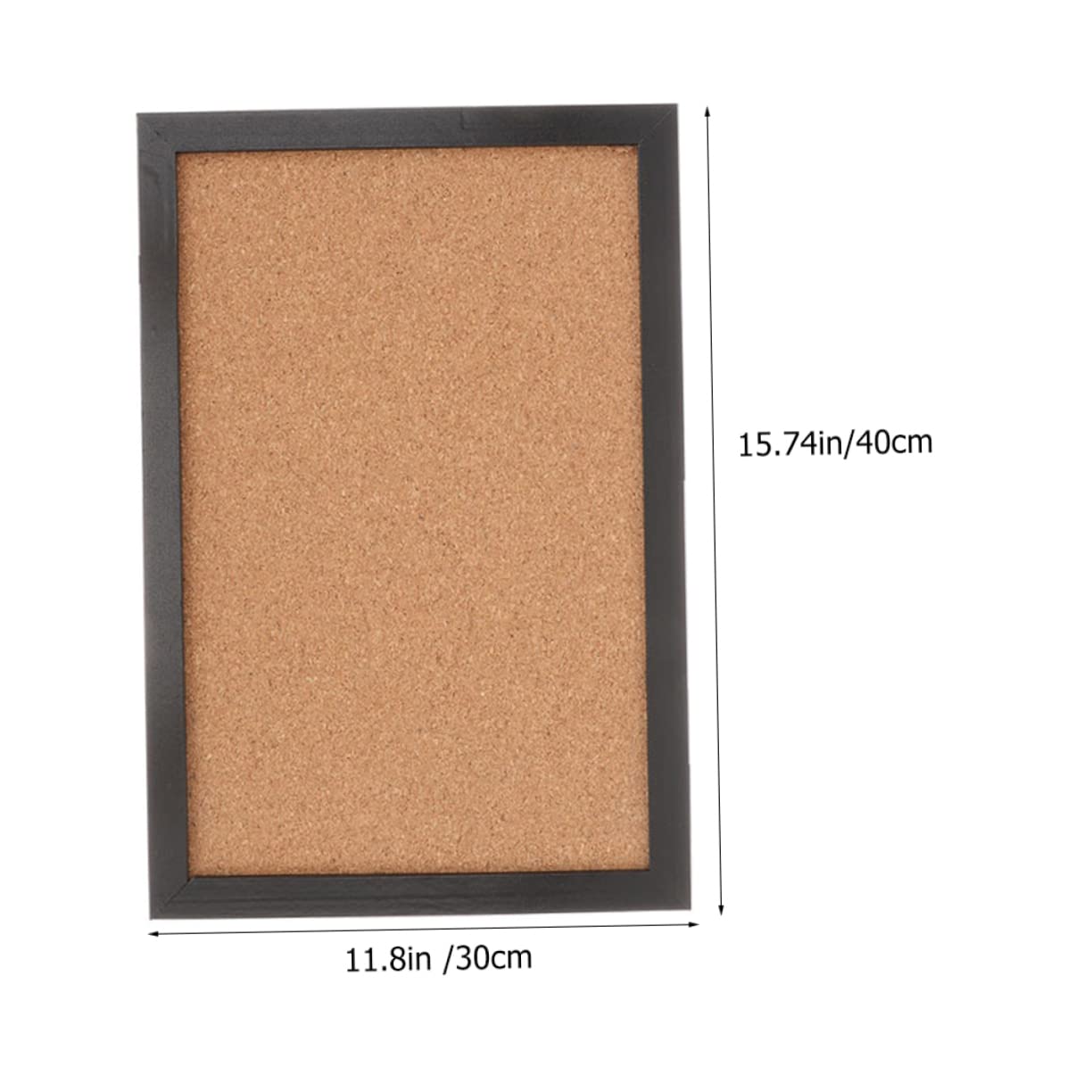 Veemoon Decorative Cork Board Dual Sided Memo Photo Wall Display with Frame for Home Office Room for Notes Reminders and Pictures